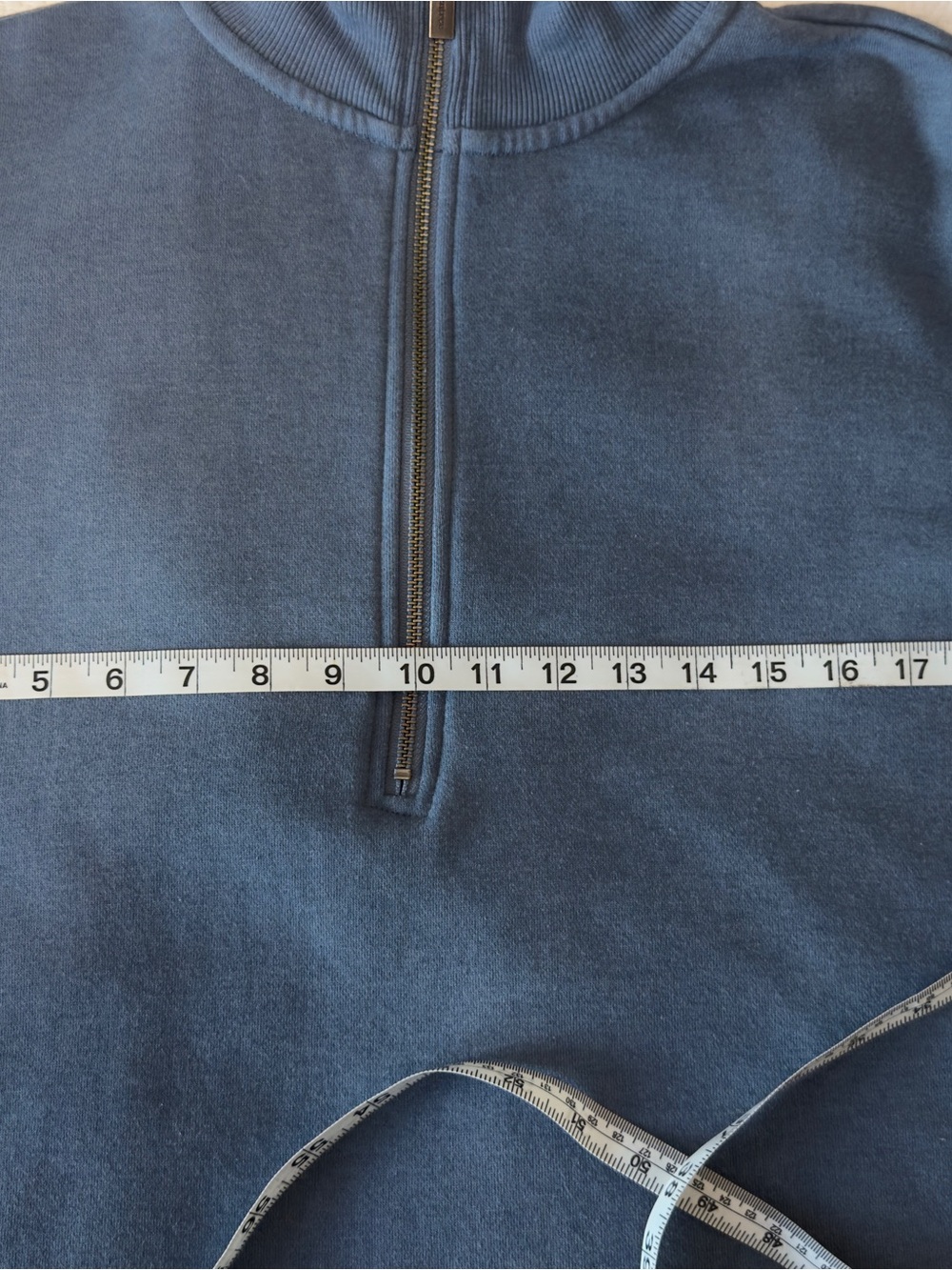 Tentree 1/4 Zip Fleece Oversized Dress Womens Small Vintage Blue - Picture 10 of 12